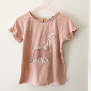 ZARA Girls’ Glitter Top